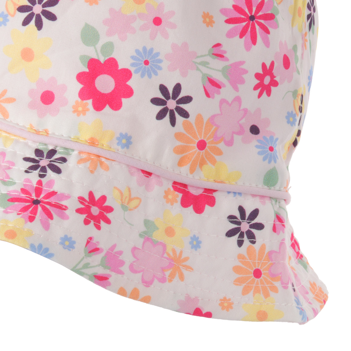 Topomini Baby Hut mit Blümchen-Print weiss / bunt
