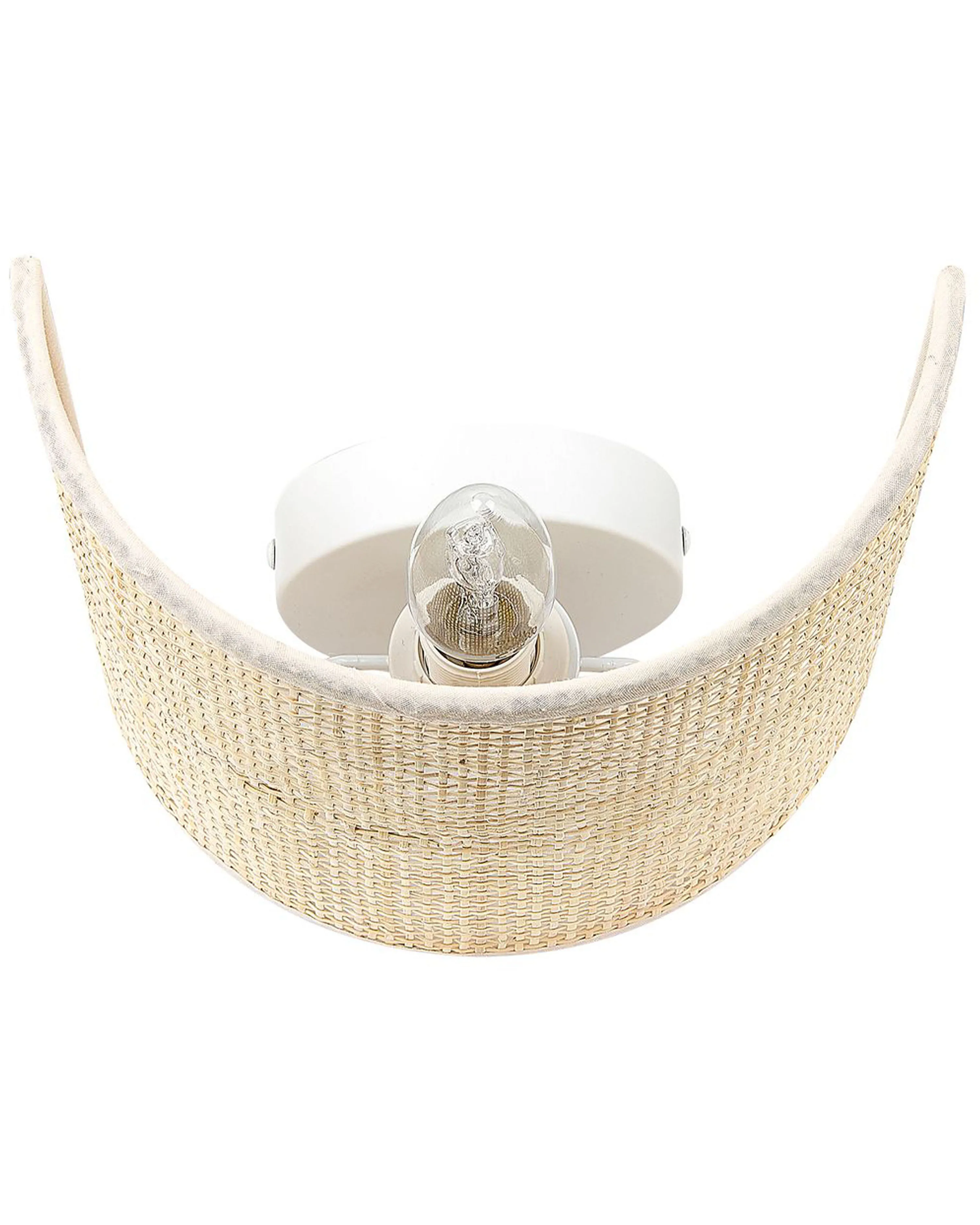 Wandlamp DEMITRIE Rotan Natuurlijk