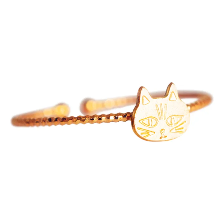 Adorabili Bague Chat | Doré