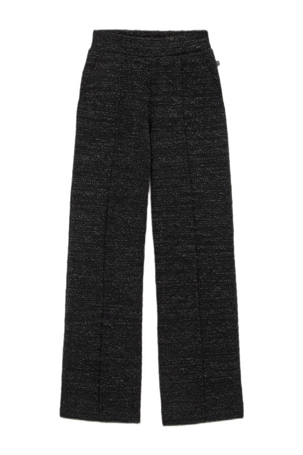 WE Fashion straight casual broek zwart