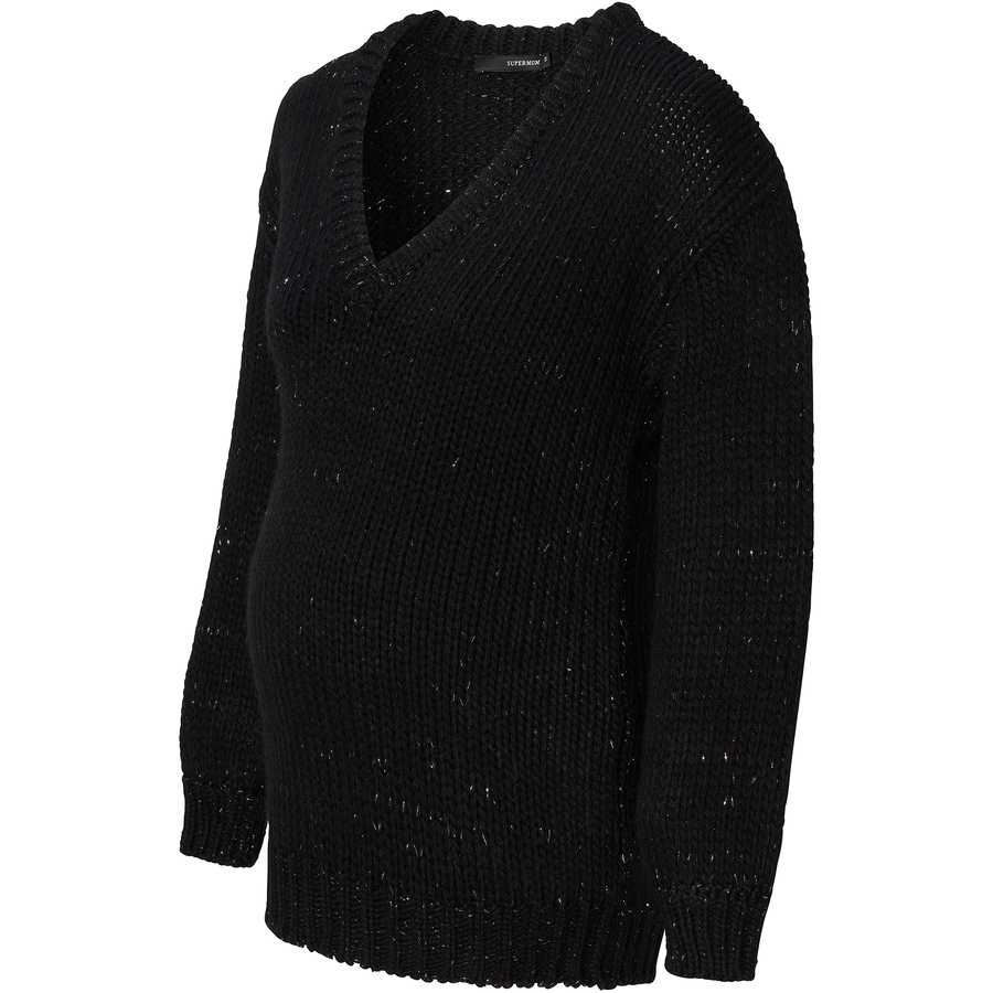 SUPERMOM Pullover Dent Black