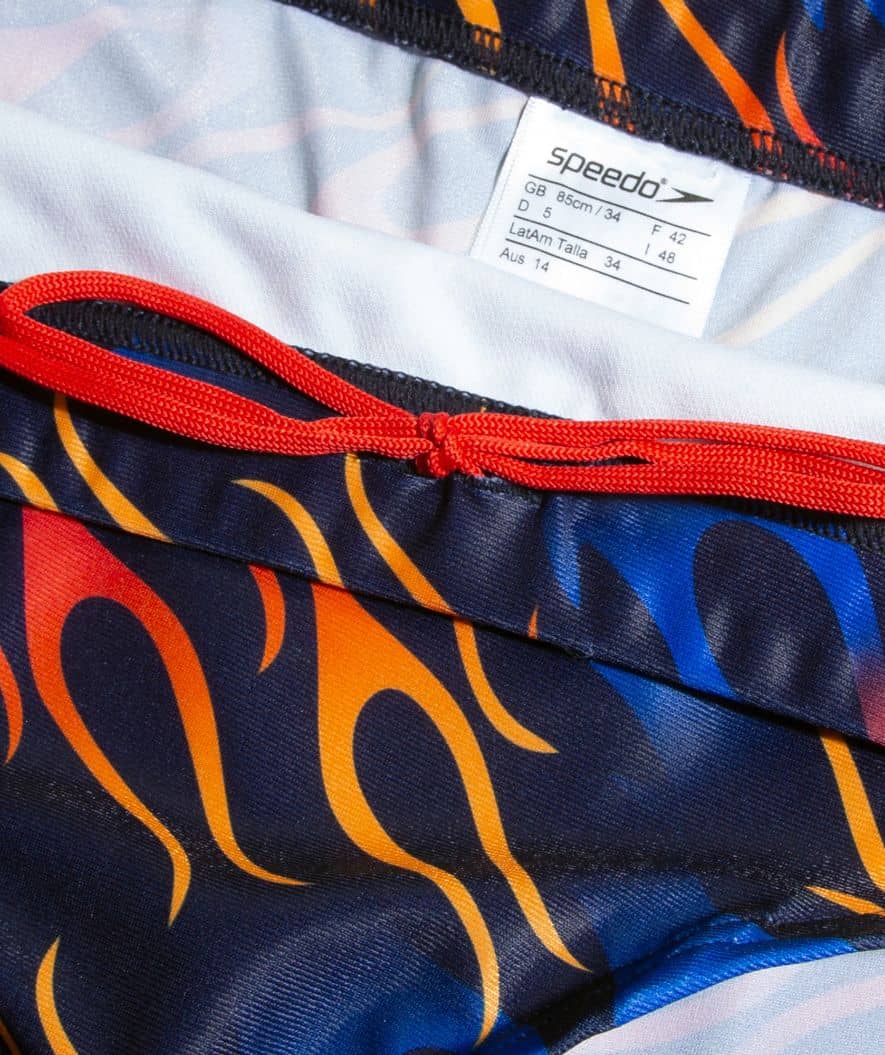 Speedo trunks til mænd - Club Training Allover - Mørkeblå/rød