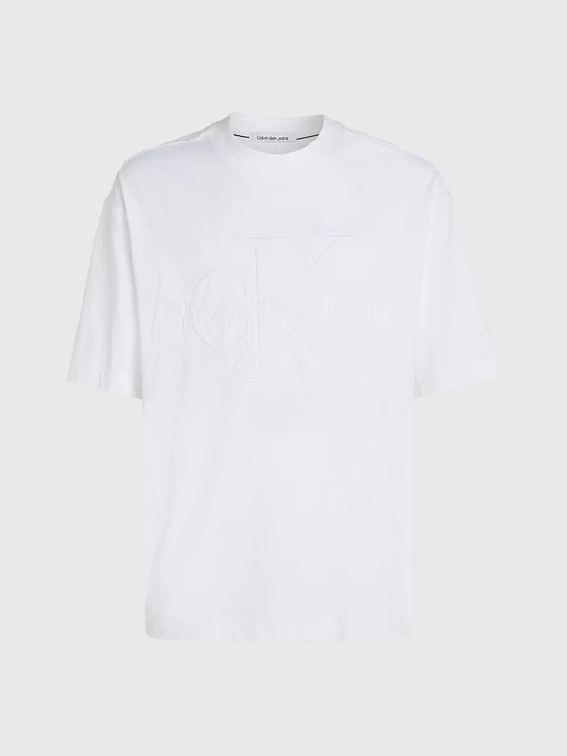 Camiseta oversized com monograma