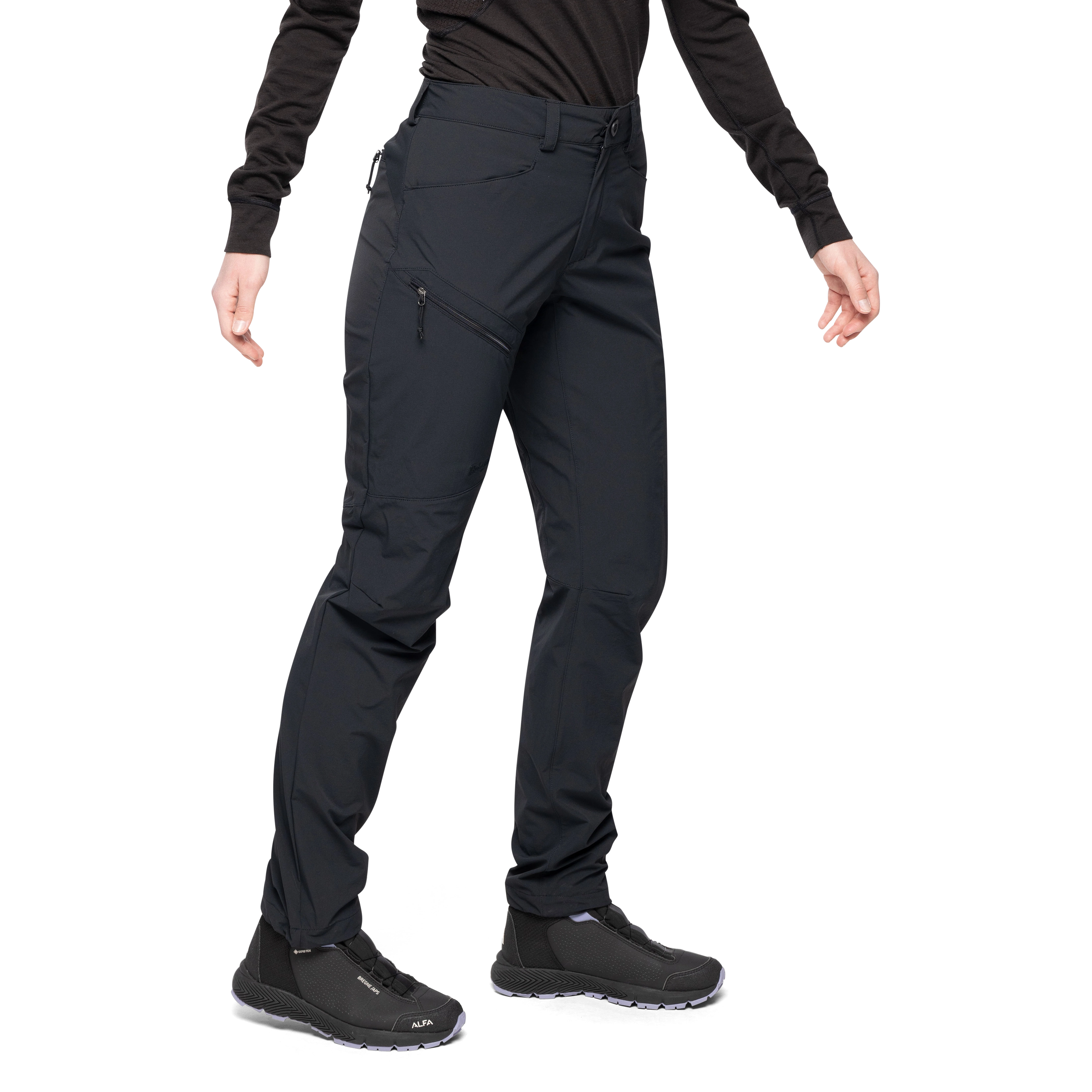 Vaagaa Light Softshell Pants Women Black