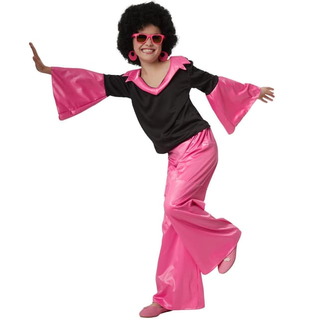 Groovy Disco pige børnekostume