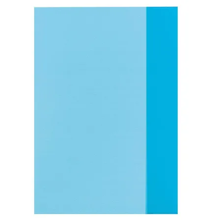Herlitz Heftumschläge DIN A4,transparent blau, 10 Stück