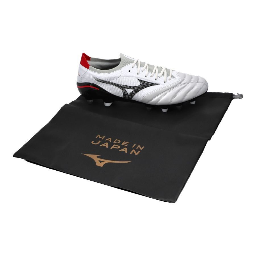 Mizuno Morelia Neo IV Beta Made in Japan SG - Blanc/Noir/Rouge