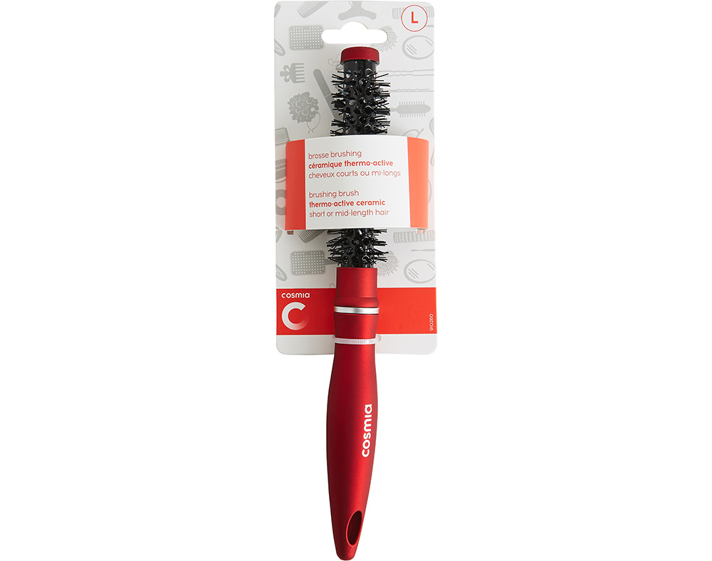 ESCOVA COSMIA BRUSHING CERÂMICA CABELOS SEMI CURTOS
