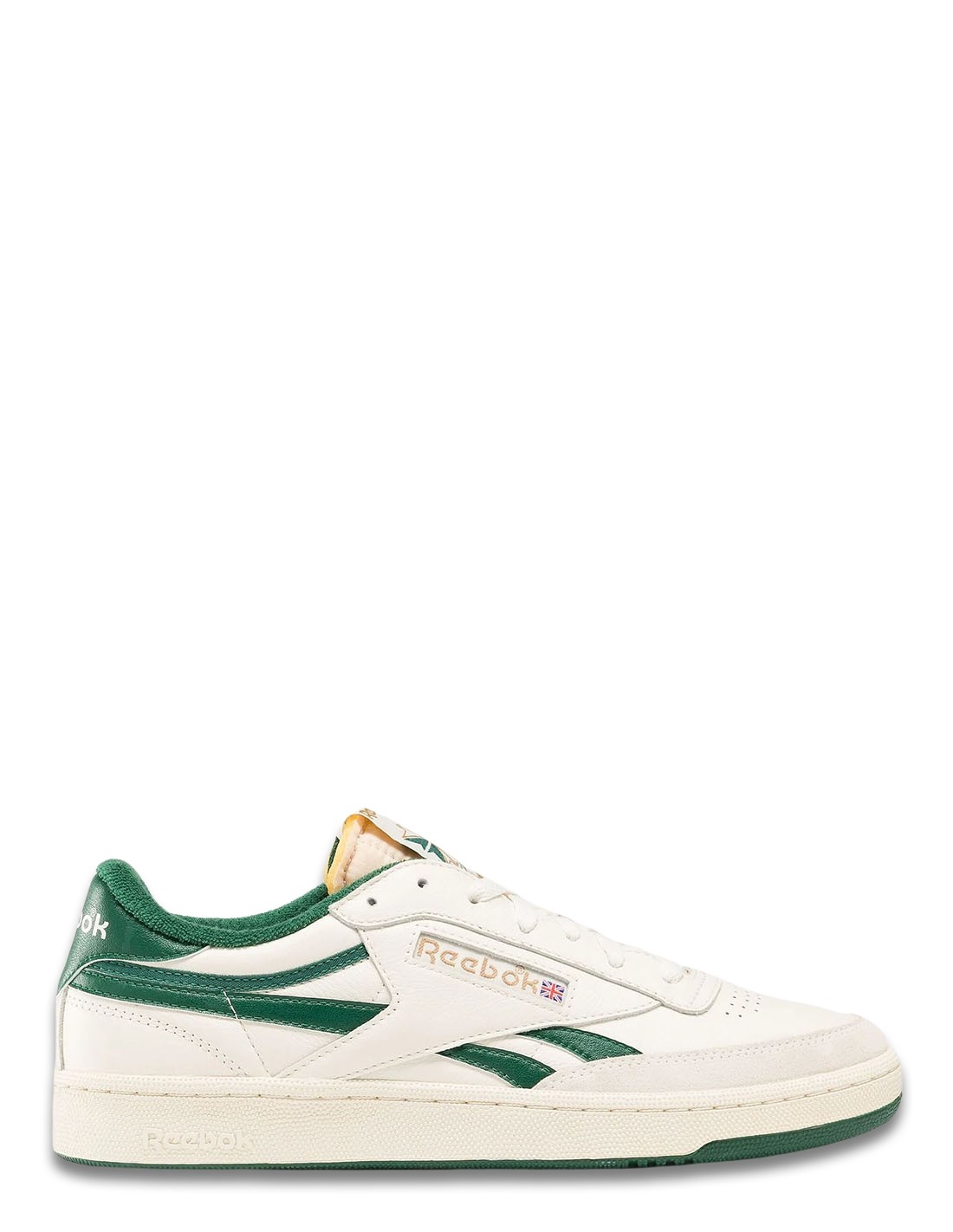reebok Sneakers Homme Club C Revenge Vintage Blanc/Vert Cuir