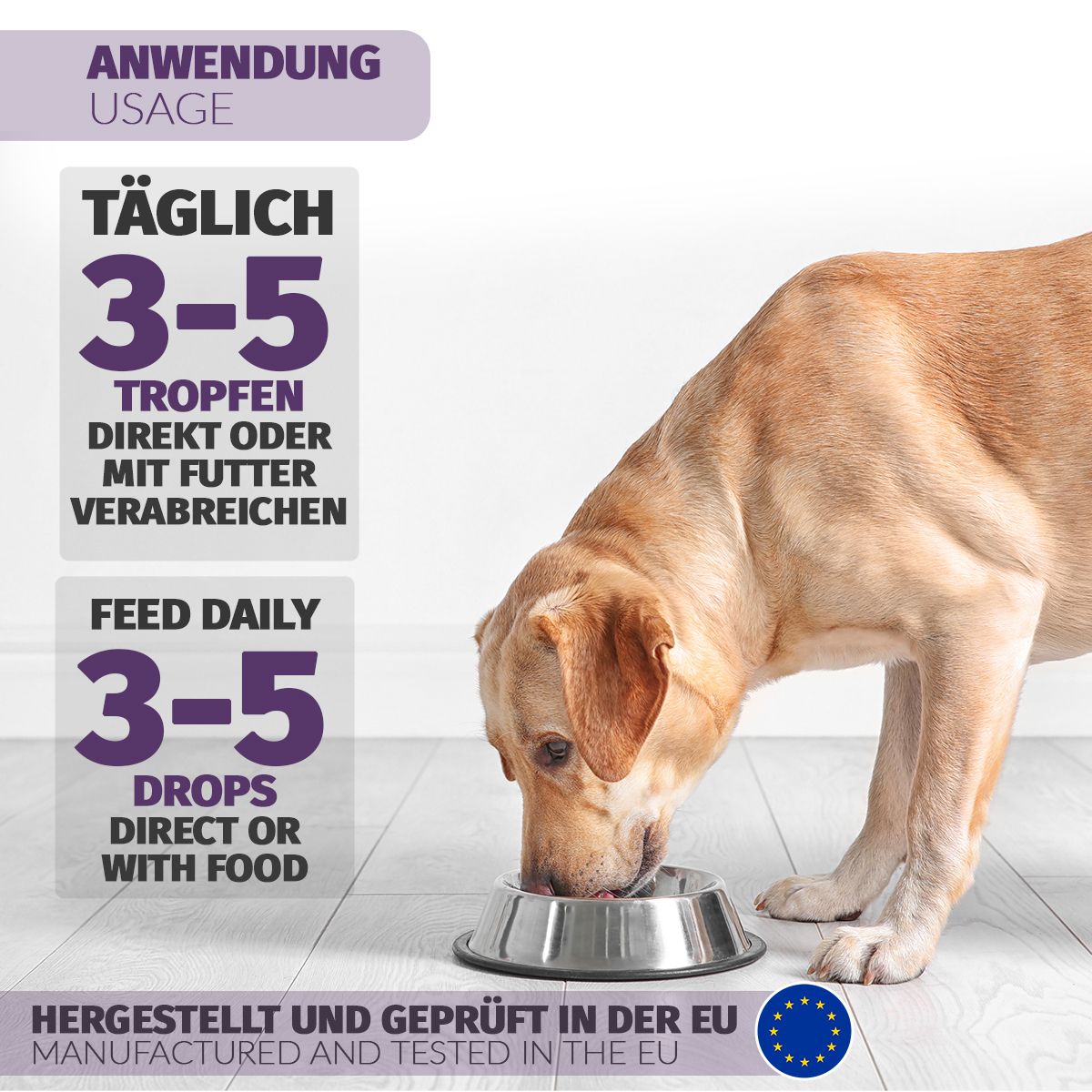 Saint Nutrition® | Be Calm Öl | Beruhigungsmittel für Tiere