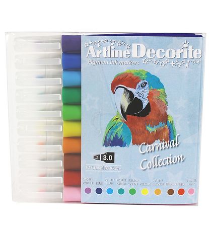Artline Filzstifte - Decorite Flat - 10 st. - Karneval