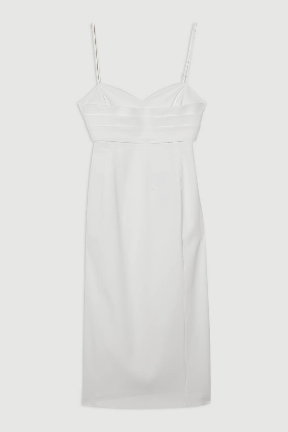 KarenMillen Robe midi soignée et ajustée avec détails de corset