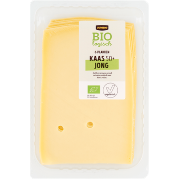 Jumbo Biologische Kaas Jong 50+ 6 Plakken 190 g