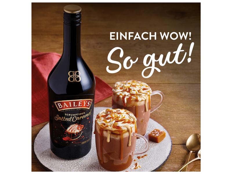 Baileys Salted Caramel 0.7 l Aromatische Spirituosen Spezialität mit Salzkaramellgeschmack