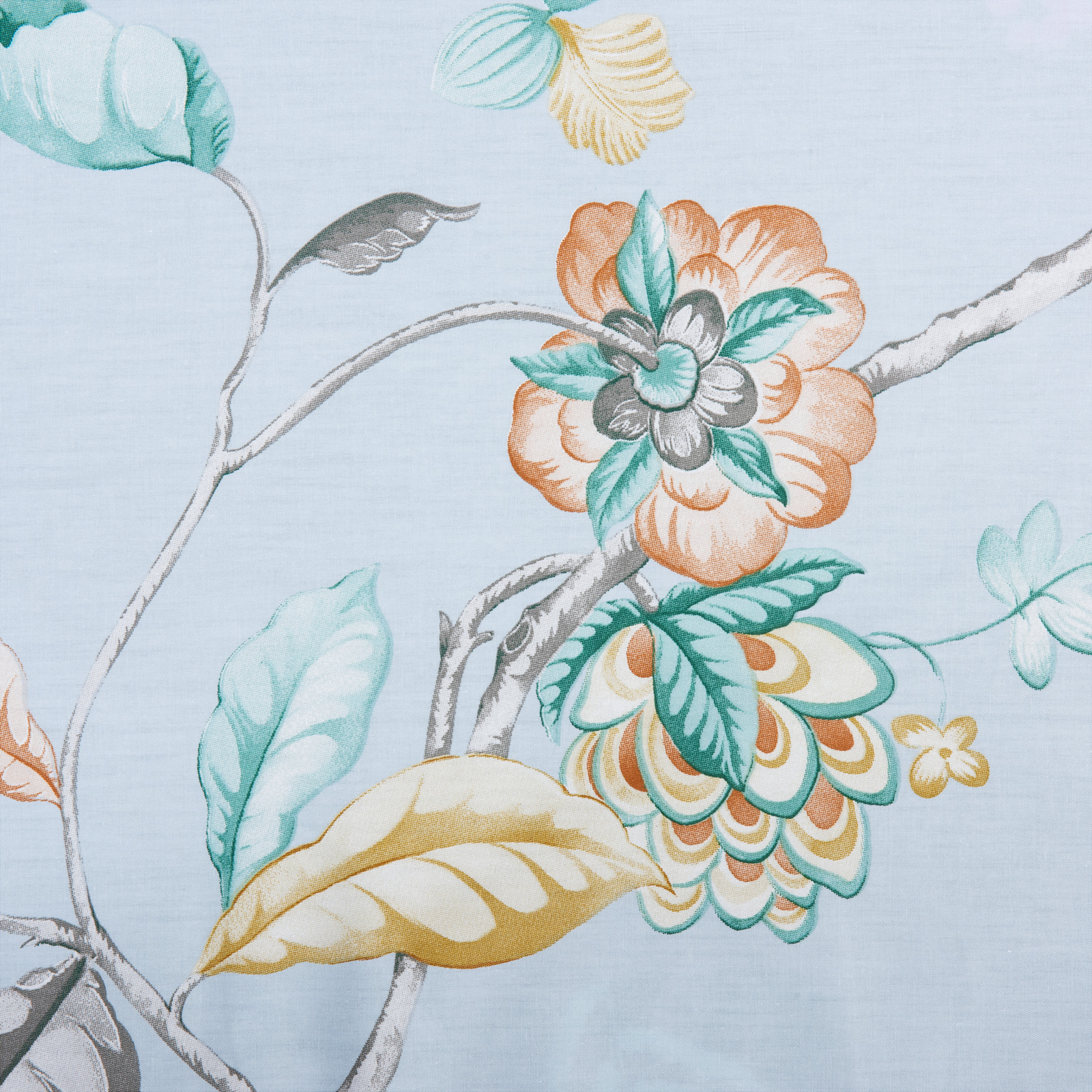 Bettwäsche mit Blätterprints