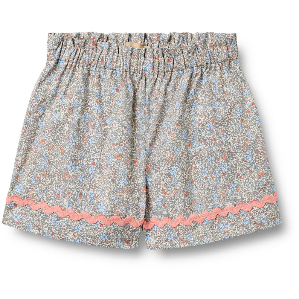 Køb Wheat Air Blue Flowers Sæt Skjorte S/S & Shorts Vilma