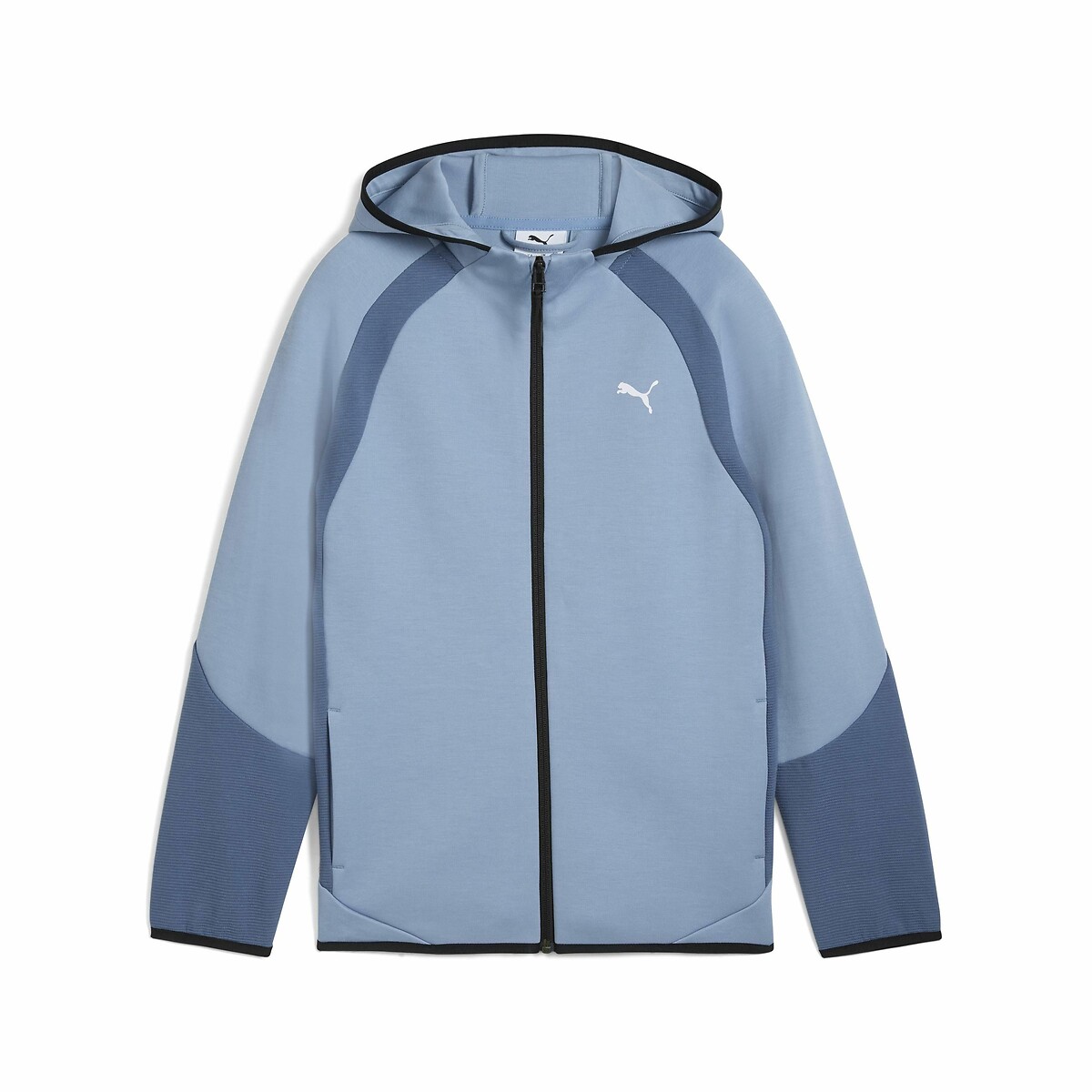Suéter PUMA com zíper e listra Evostripe
