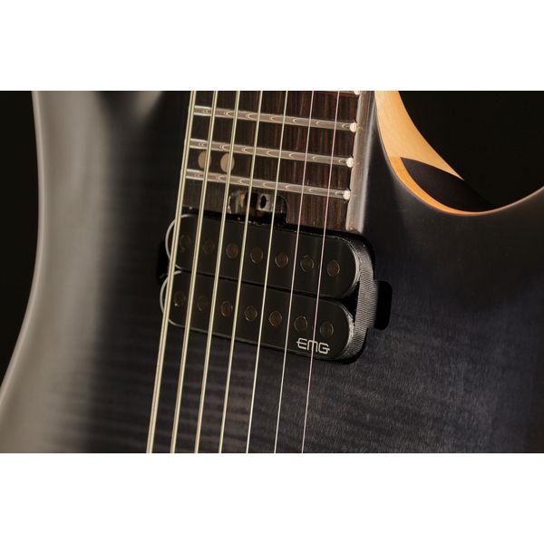 Harley Benton Amarok-7 BKNT Flame Bur Bundle