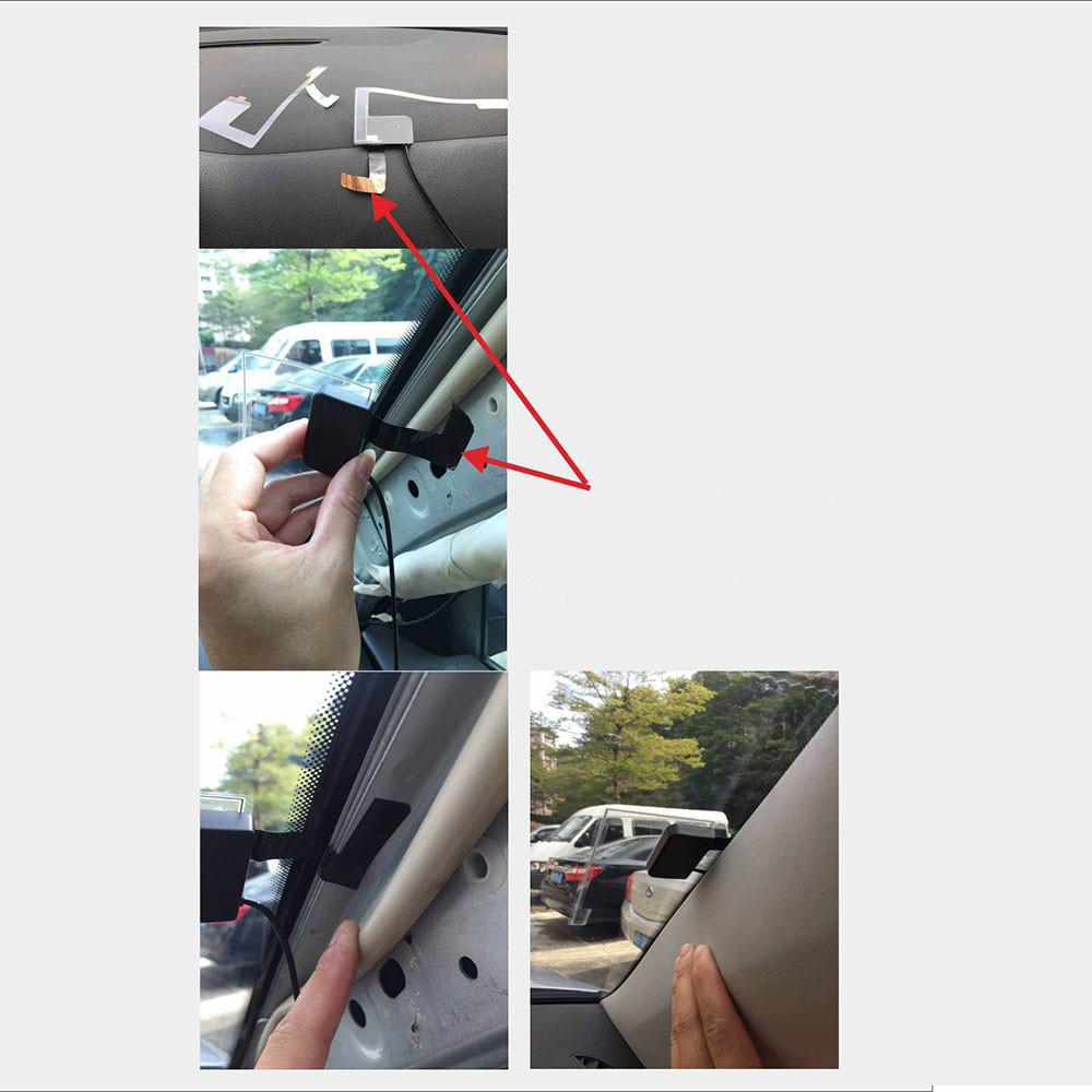 Auto DAB / DAB  Radio Empfänger / Receiver mit USB A Anschluss für Android Navigationssysteme - Schwarz
