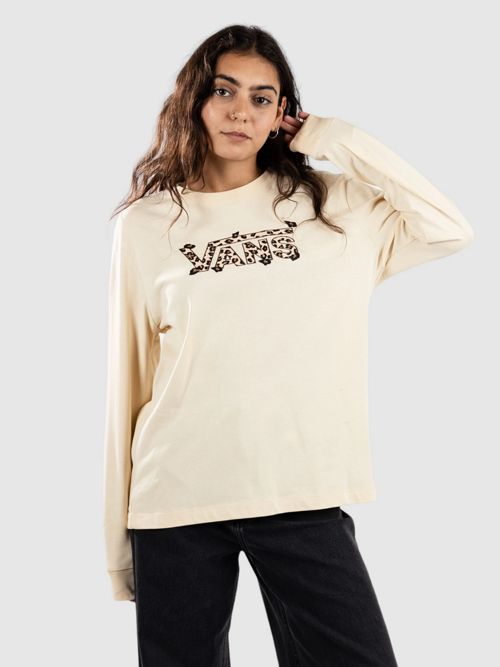 Vans Animalier BFF Long Sleeve T-Shirt lambs wool
