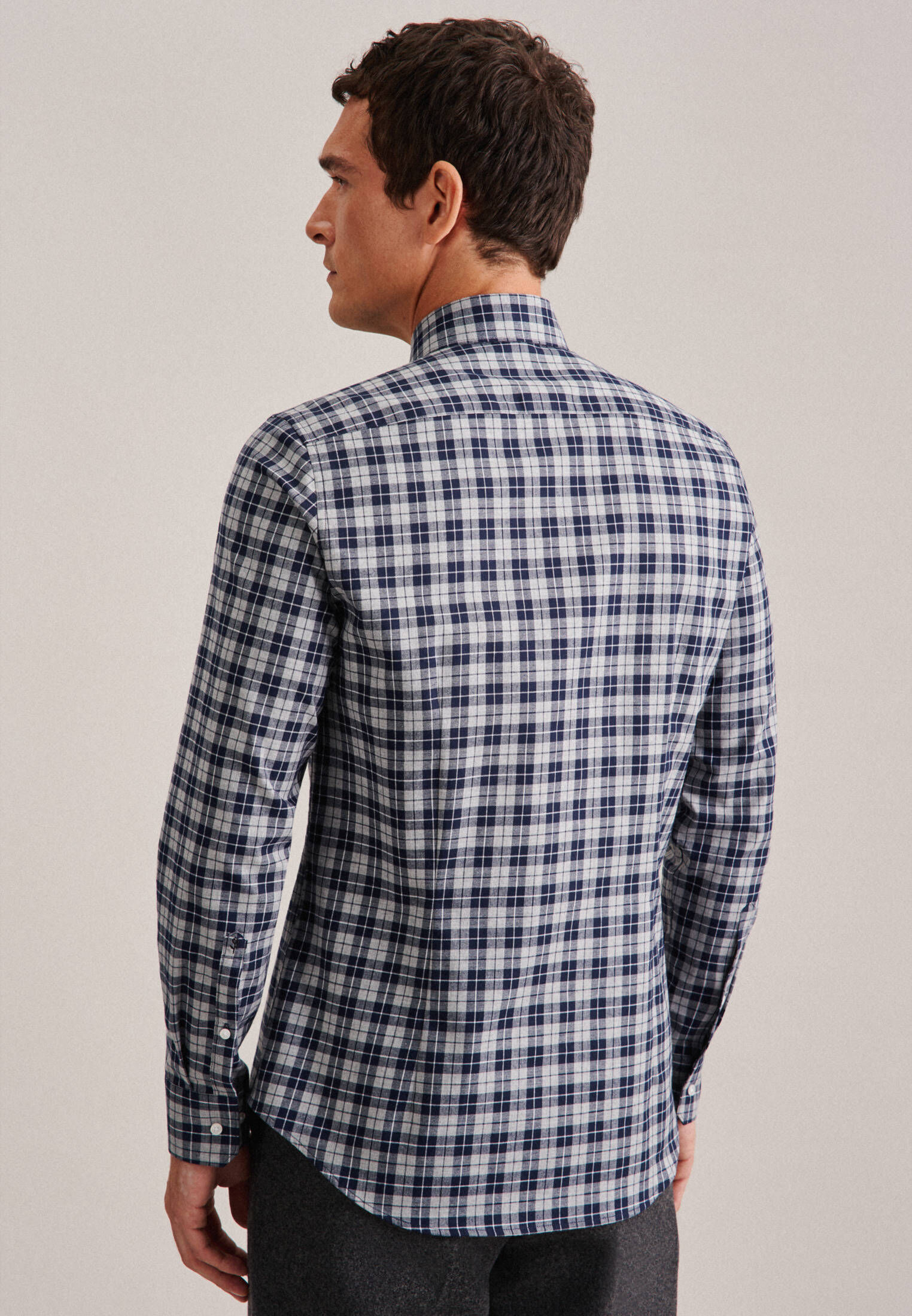 Seidensticker| Herren Flanellhemd Shaped