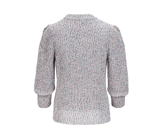 Strickpullover aus Bändchengarn