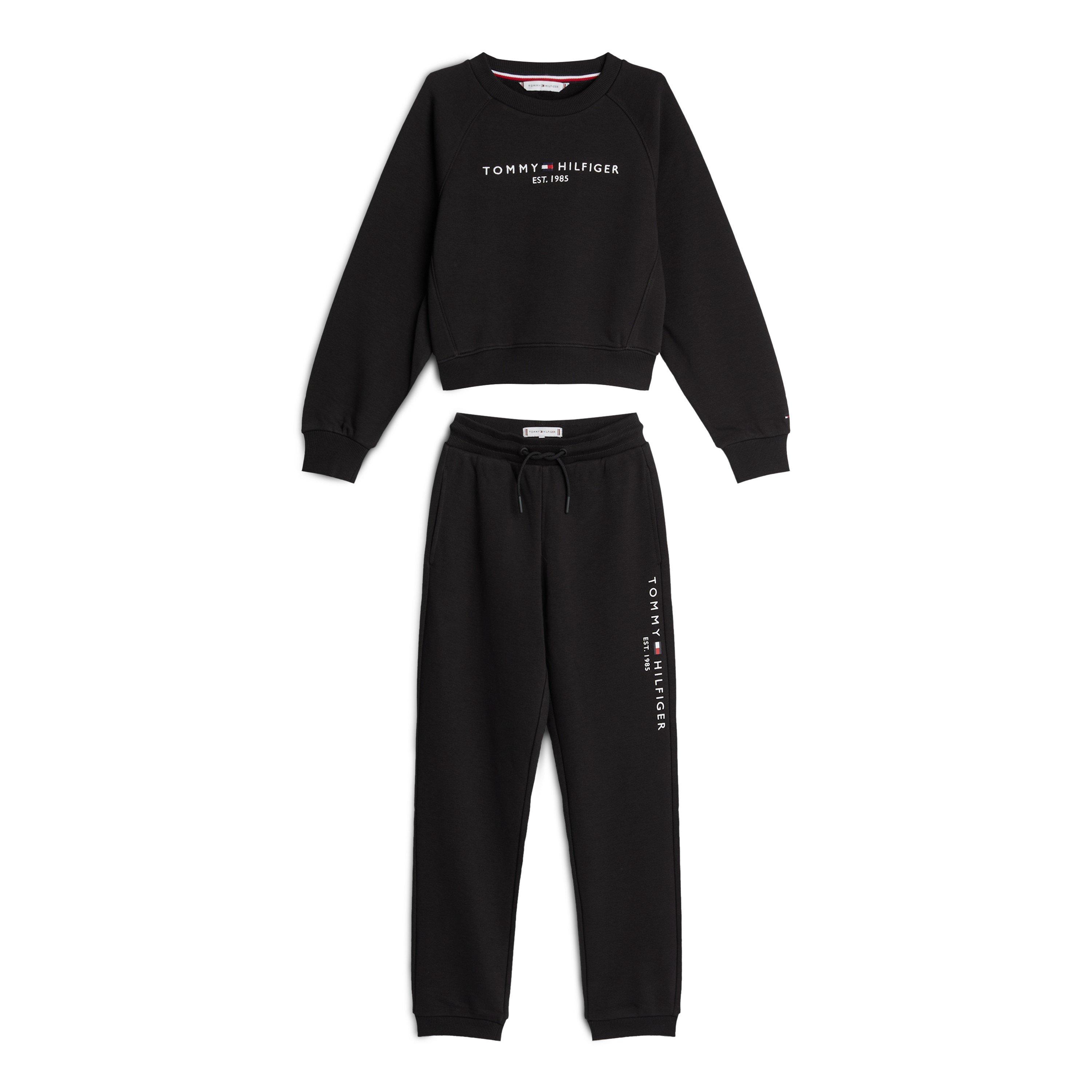 Tommy Hilfiger long-sleeved jumper and jogging bottom Set Junior