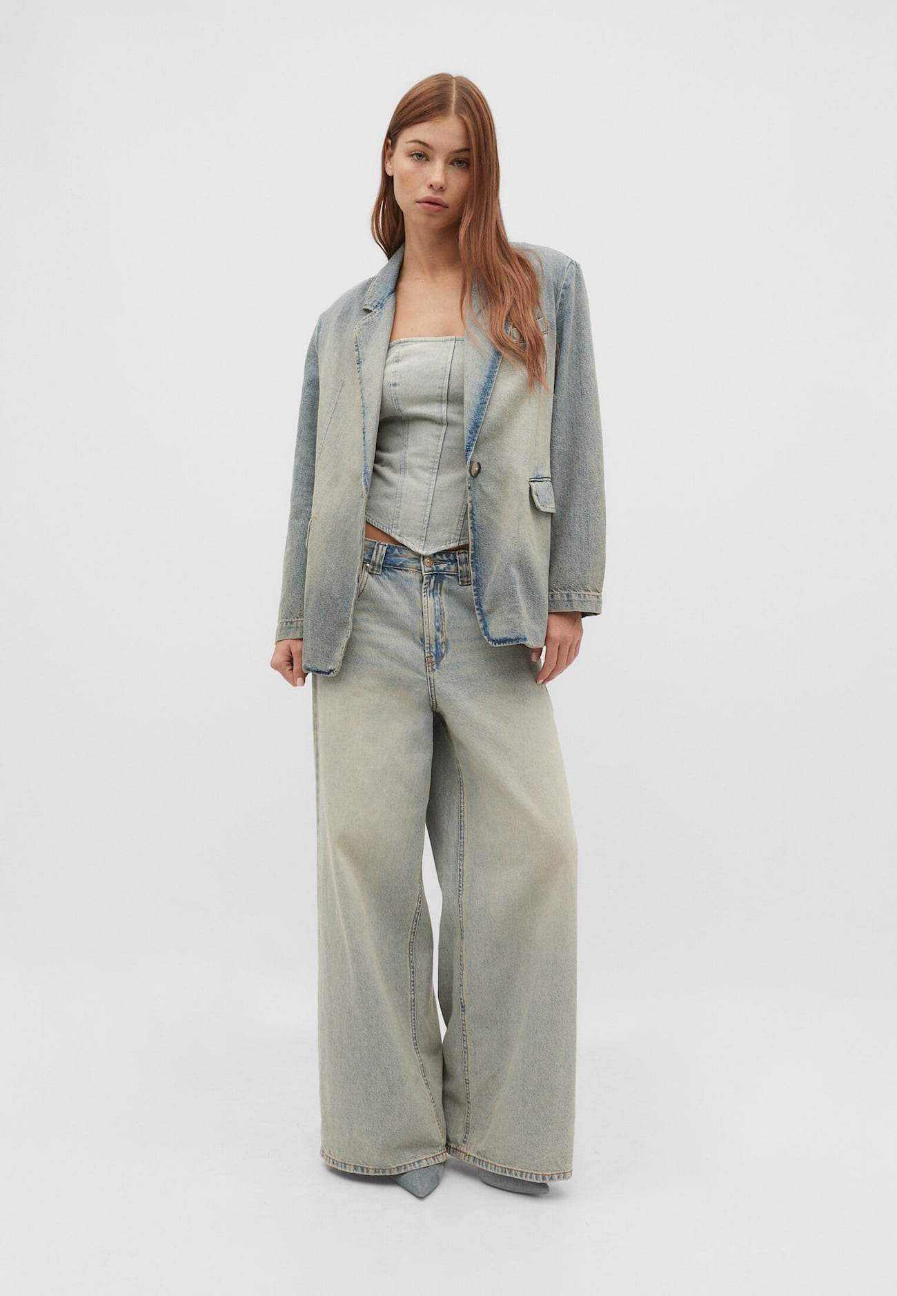 Denim blazer