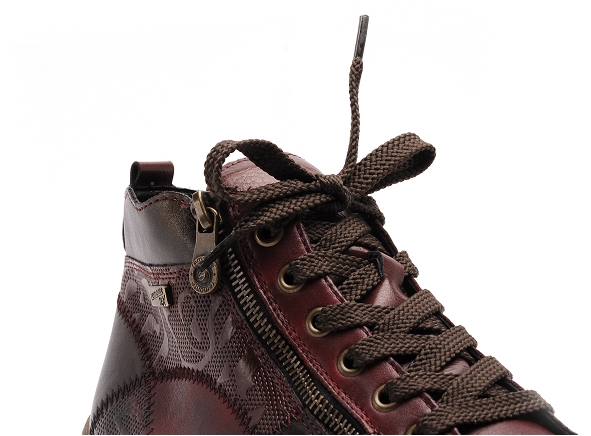 Remonte boots bottine plates femme r1467 bordeaux