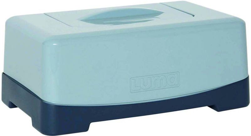 Luma - Easy Wipe Box - Iron Blue - Kunststof - Goed Afsluitbaar