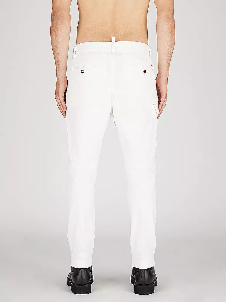 DSQUARED2 Cargohose weiss