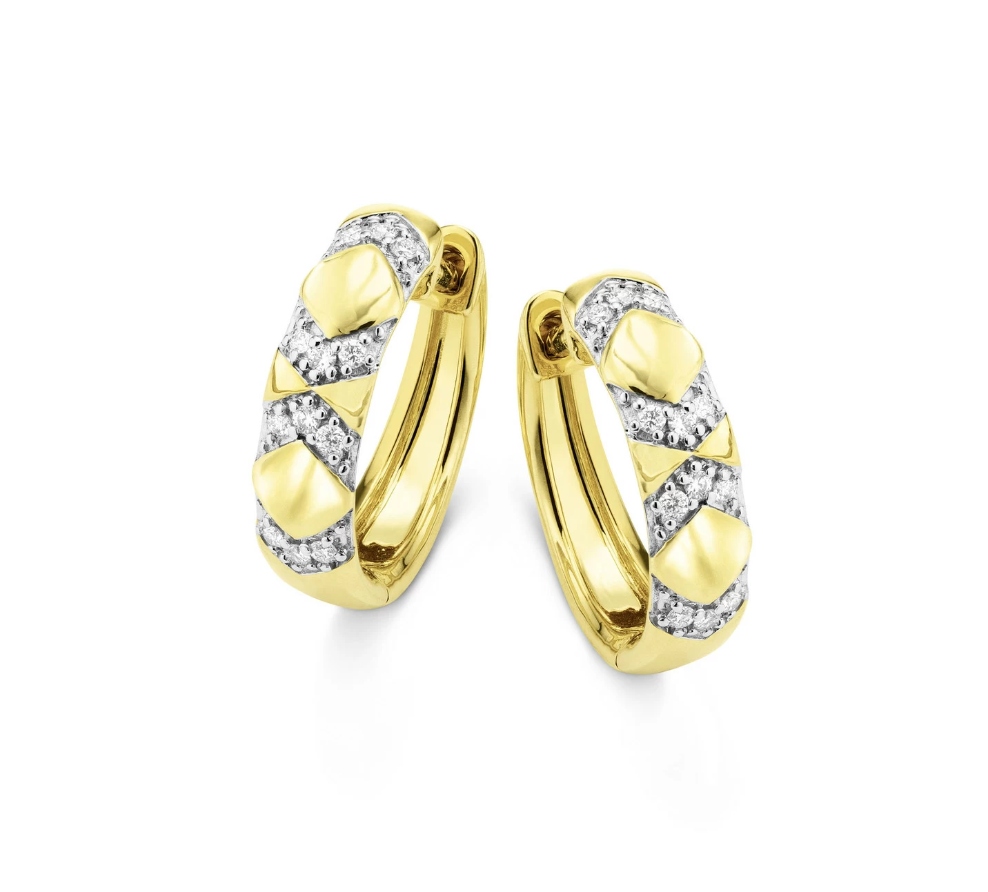 Edel im Design: Brillant-Creolen