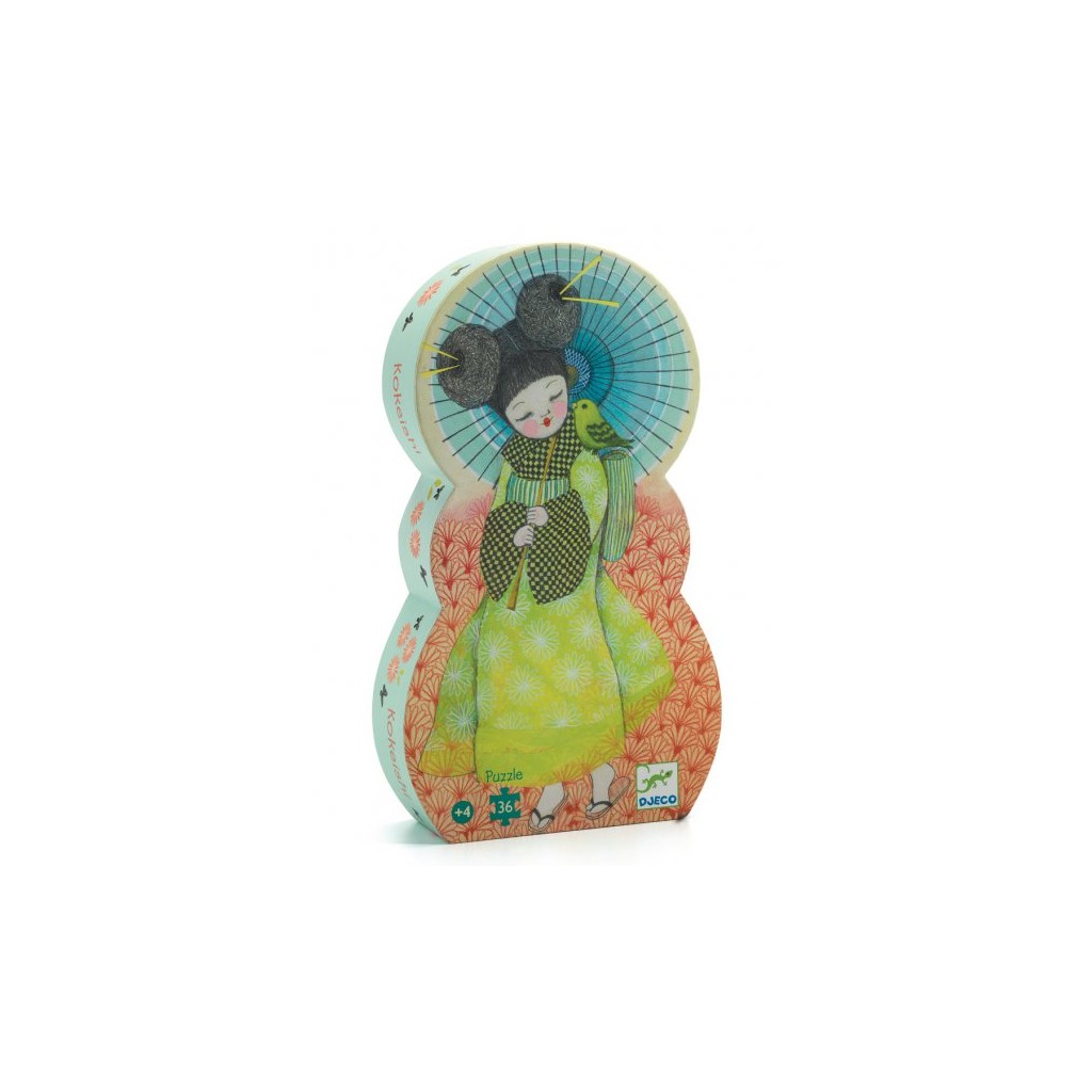 Puzzle Silhouette - Kokeshi – 36 Pièces
