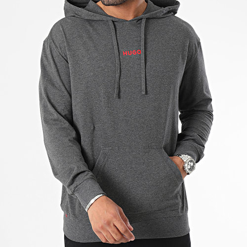 Sweat Capuche Linked 50505110 Gris Anthracite Chiné