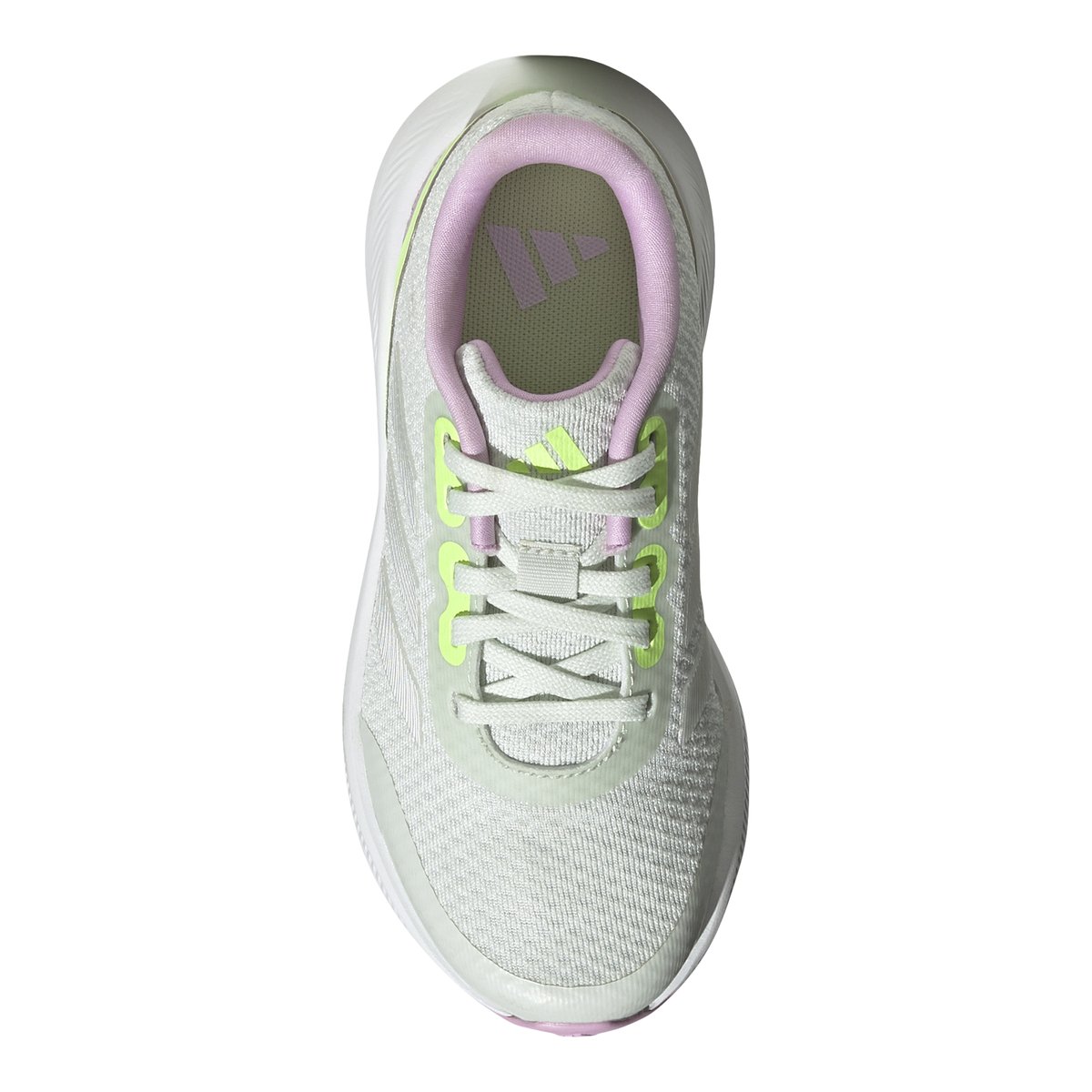 ADIDAS-Runflcon3-jg-Baskets - Talon plat - Gris Clair
