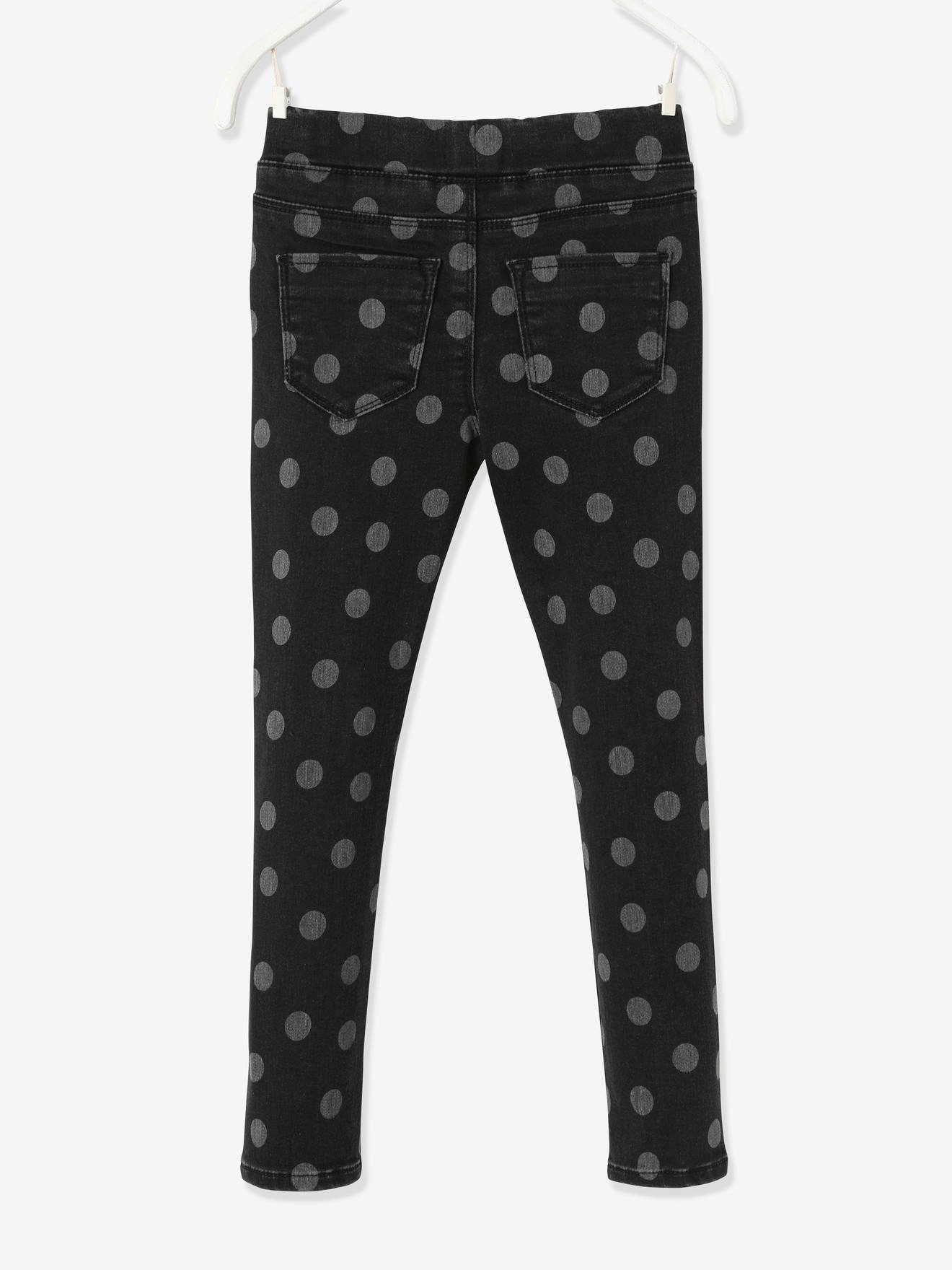 Calça legging estilo fantasia para meninas, preta lisa