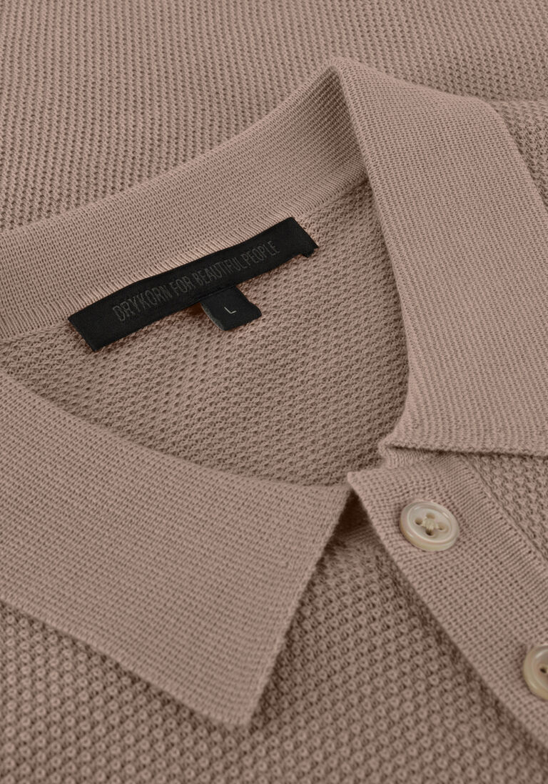 DRYKORN beige drykorn polo triton 420052
