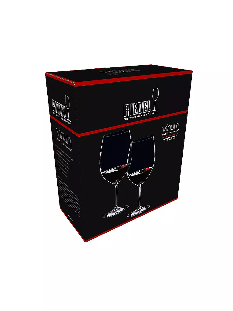 RIEDEL Rotweinglas 2er Set VINUM Cabernet Sauvignon / Merlot 610ml transparent