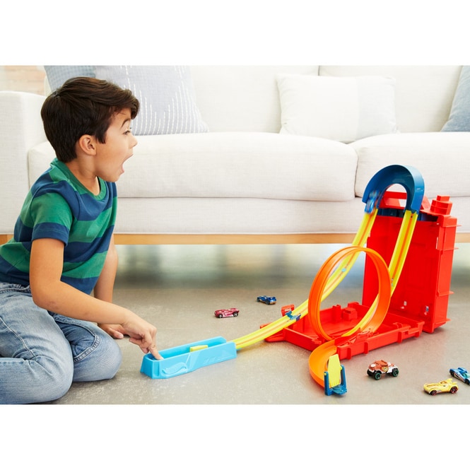 Hot Wheels - Strecken Bauset - Kanister Stunt Box
