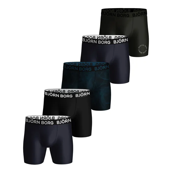 Bjorn Borg Björn Borg Performance Boxershorts Heren (5-pack)