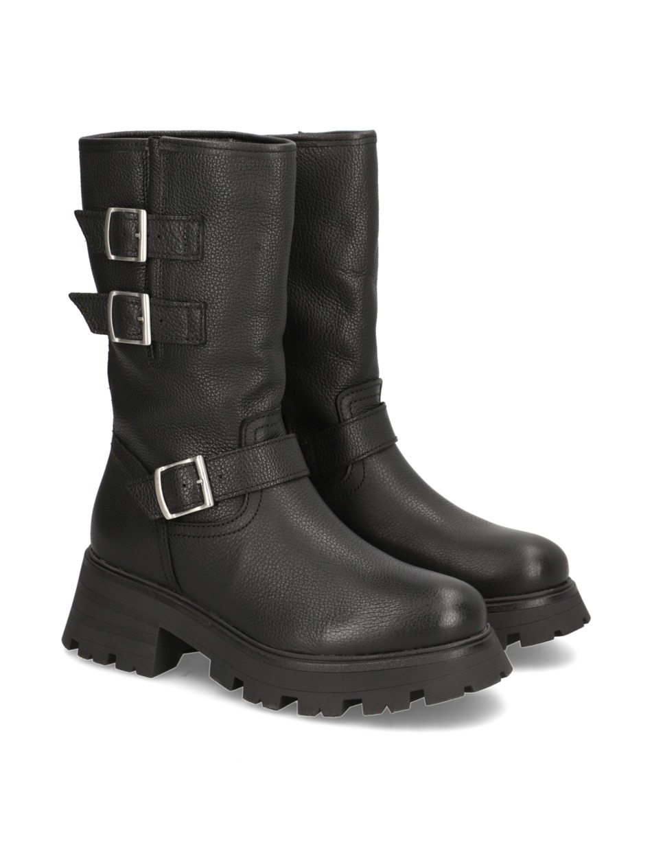 Glattleder Stiefel