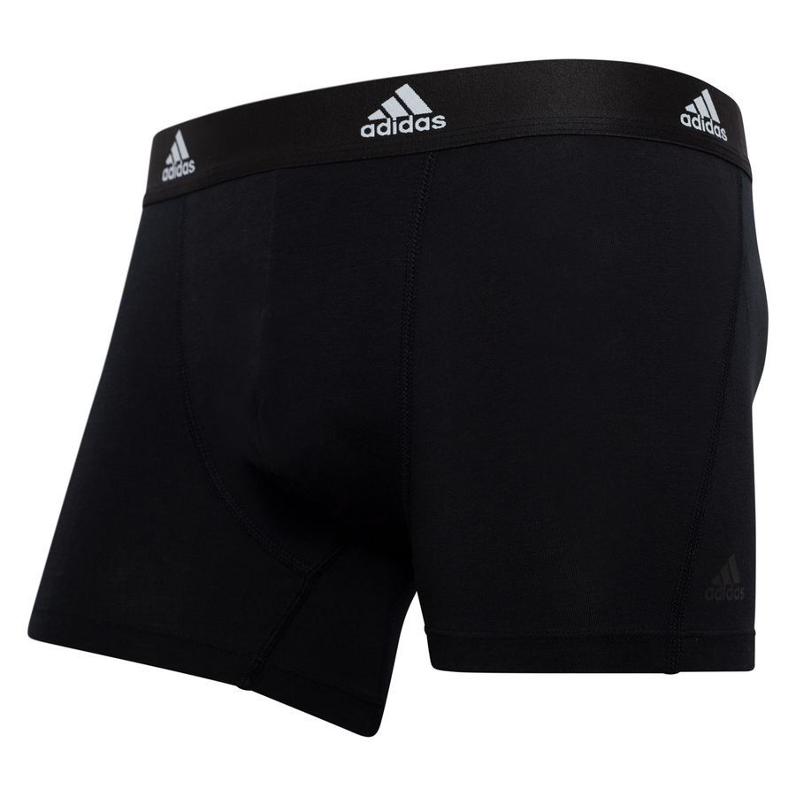 adidas Boxers Active Flex Cotton Pack de 3 - Noir/Gris/Rose