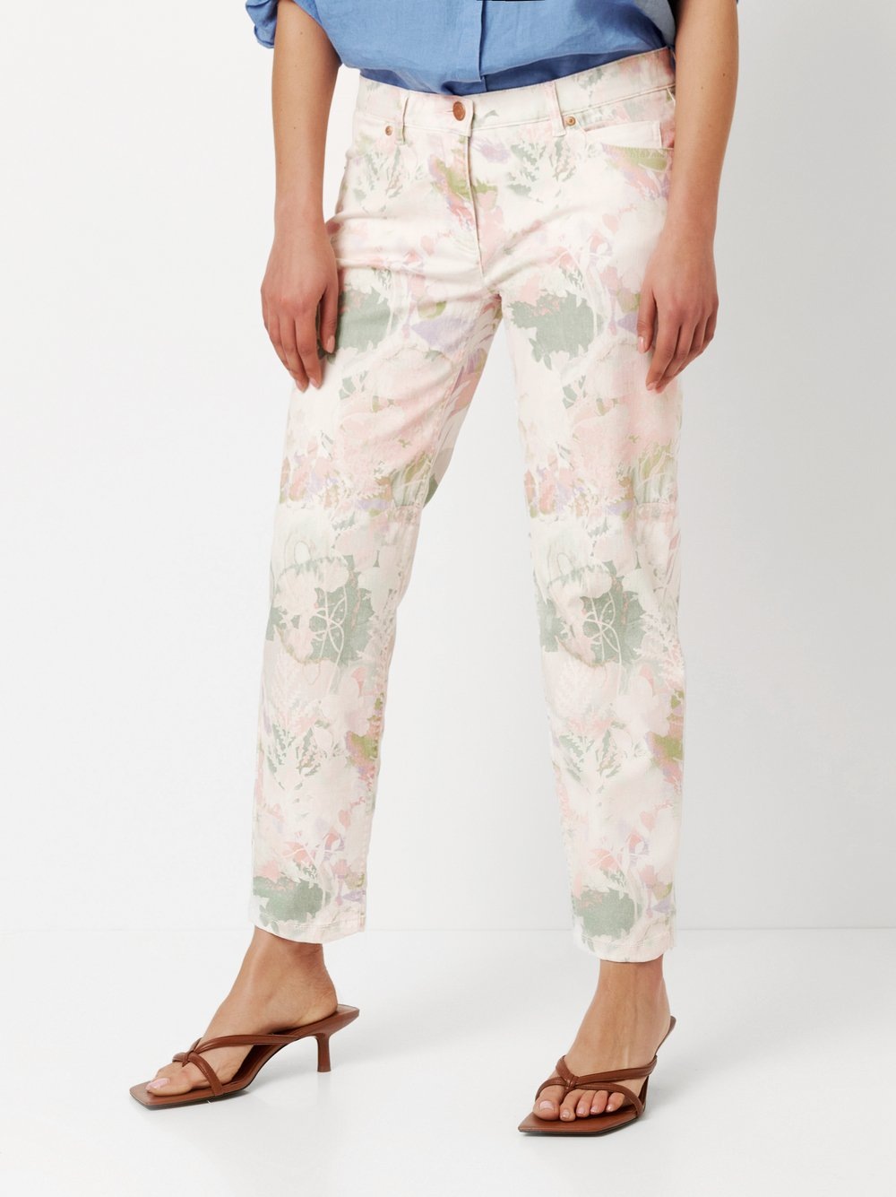 TONI 7/8-Jeans »Perfect Shape« mit floralem Muster