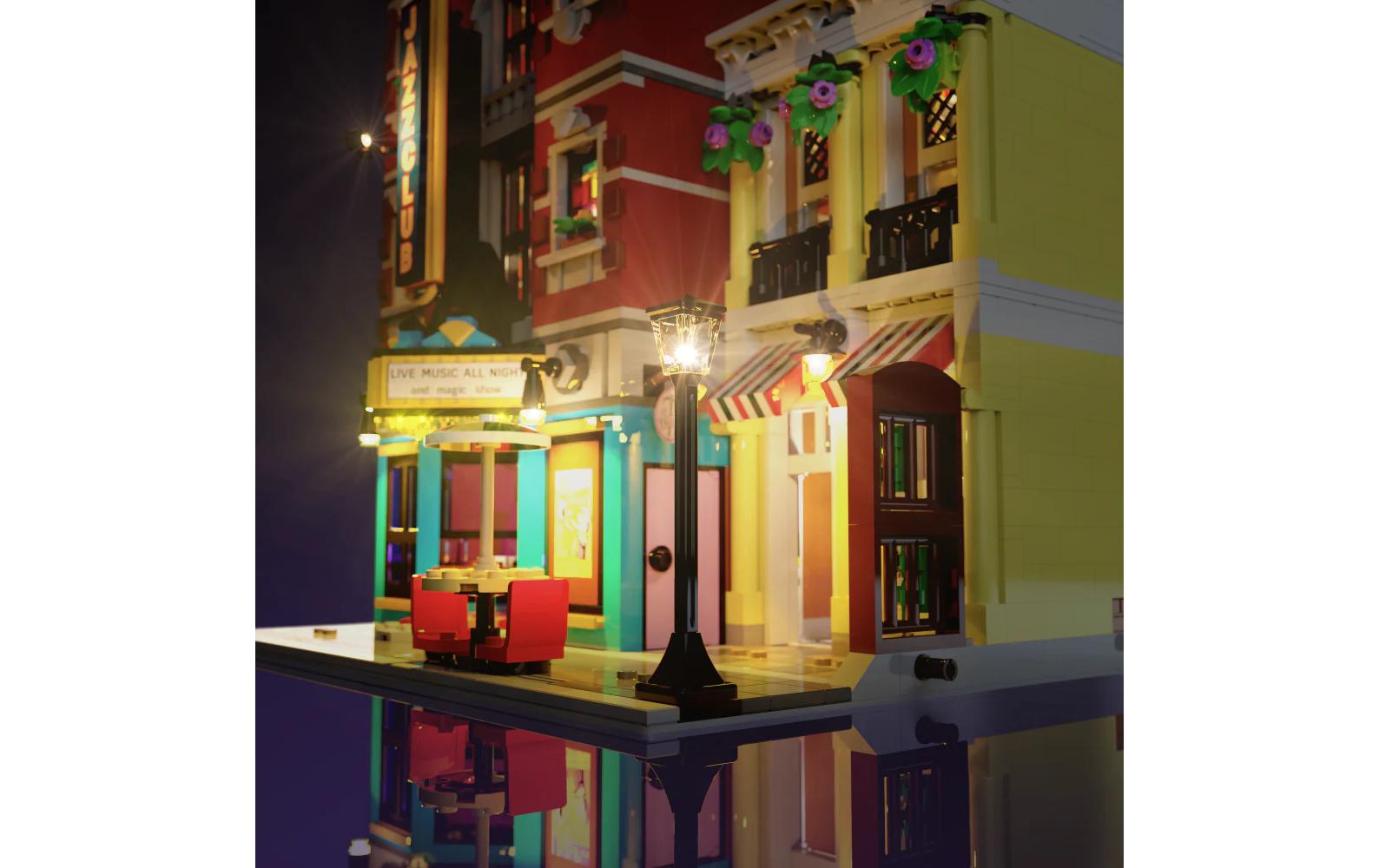 LED-Licht-Set für LEGO® Jazzclub 10312<br>Light-Kit