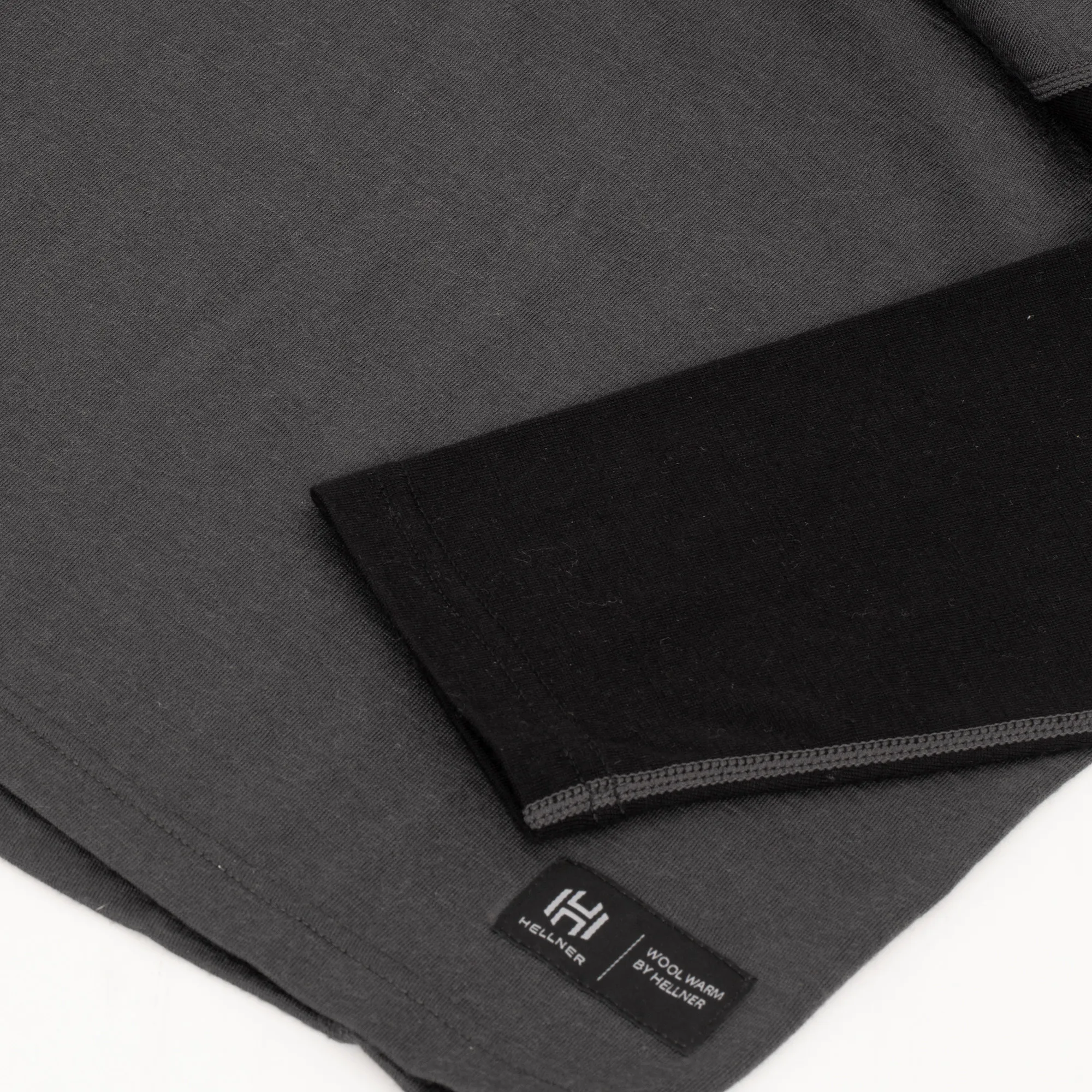 Hellner Wool Warm Base Layer Ls Men Phantom/Black Beauty