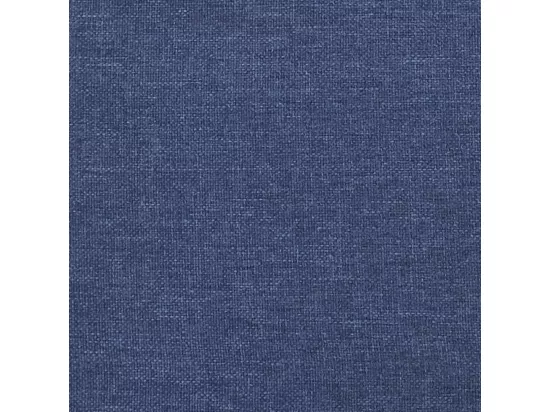 Sommier à lattes de lit Bleu 160x200 cm Tissu