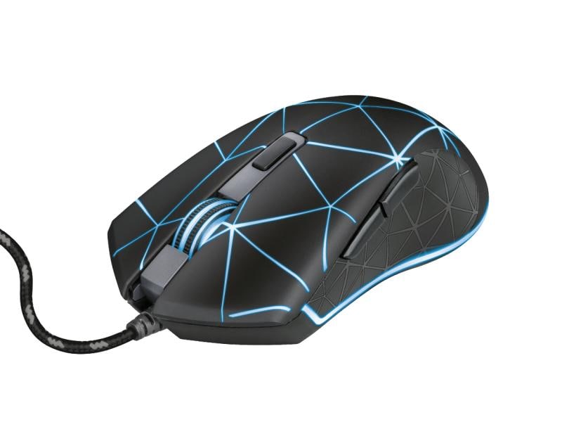 Trust Gaming-Maus GXT 133 Locx Przäzise Gaming Maus mit LED-Beleuchtung