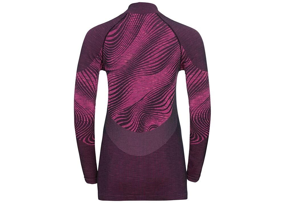 Odlo Blackcomb Eco BL Turtle Neck Thermoshirt Lange Mouwen Paars Dames