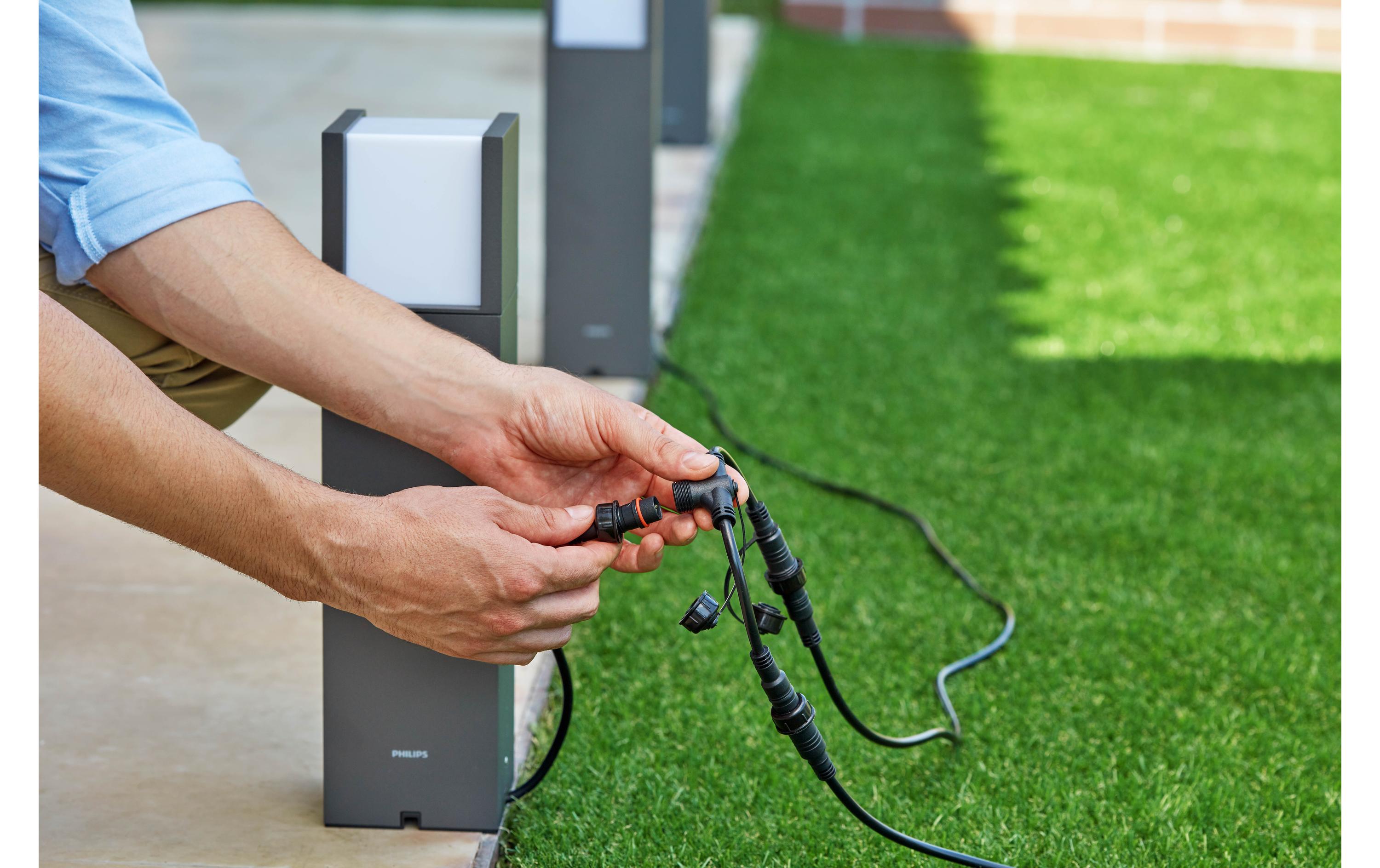 Outdoor Niedervolt Arbour Sockel-Erweiterung 2700K anthrazitSockel- und Wegeleuchte