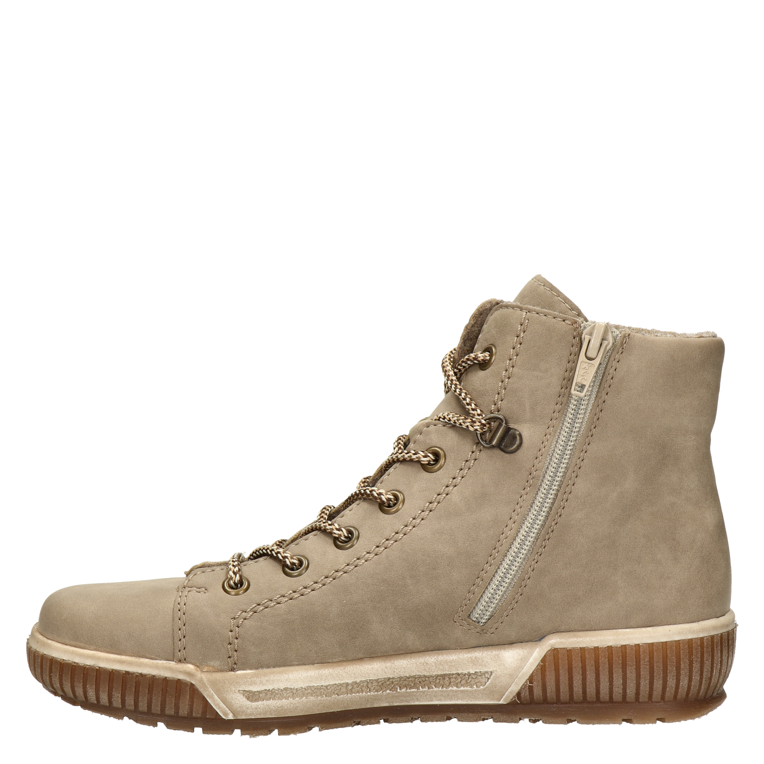 dames veterboot Rieker Beige